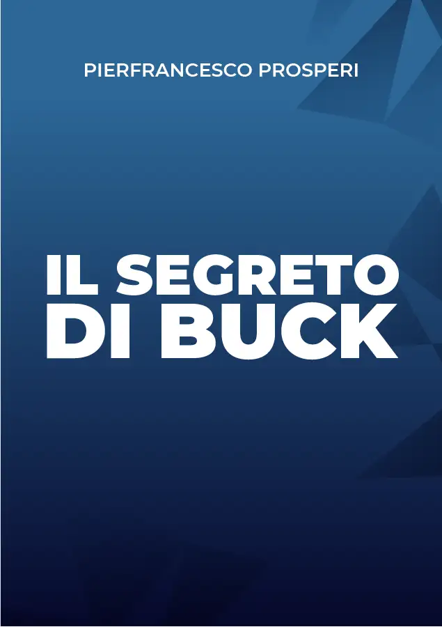 Scheda grafica originale dell’opera inedita · Il segreto di Buck · Pierfrancesco Prosperi